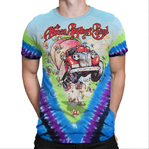 Allman Brothers Tie-Dye T-shirt by Liquid Blue