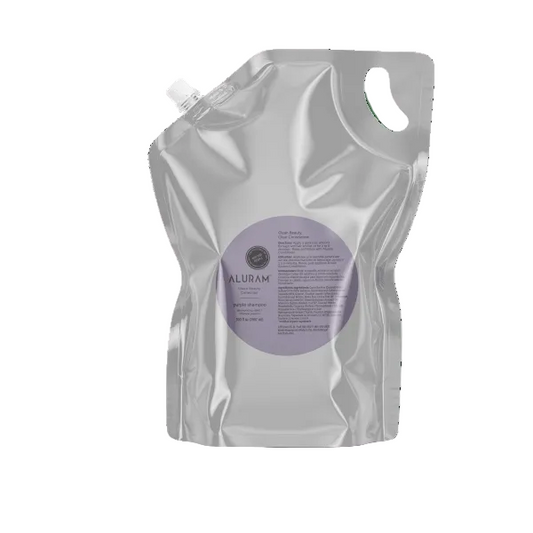 Aluram Purple Shampoo Pouch 100oz - Aluram | Available at Studio 360 Salon, Chatham, NJ