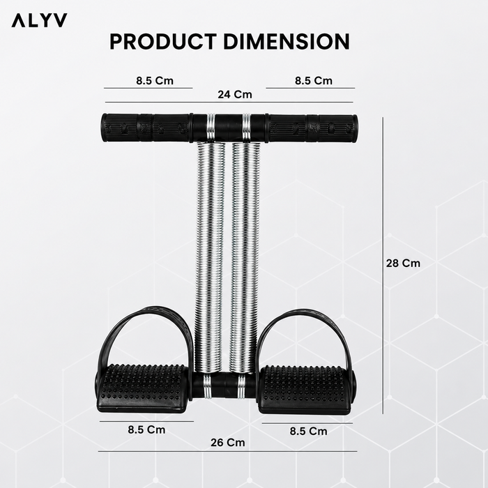 ALYV Double Spring Tummy Trimmer