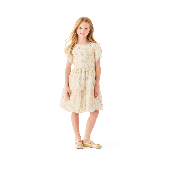 American Girl® x Janie and Jack Sparkly Cream Celebration Dress for Little Girls & Girls