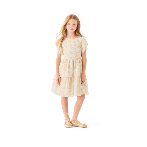 American Girl® x Janie and Jack Sparkly Cream Celebration Dress for Little Girls & Girls