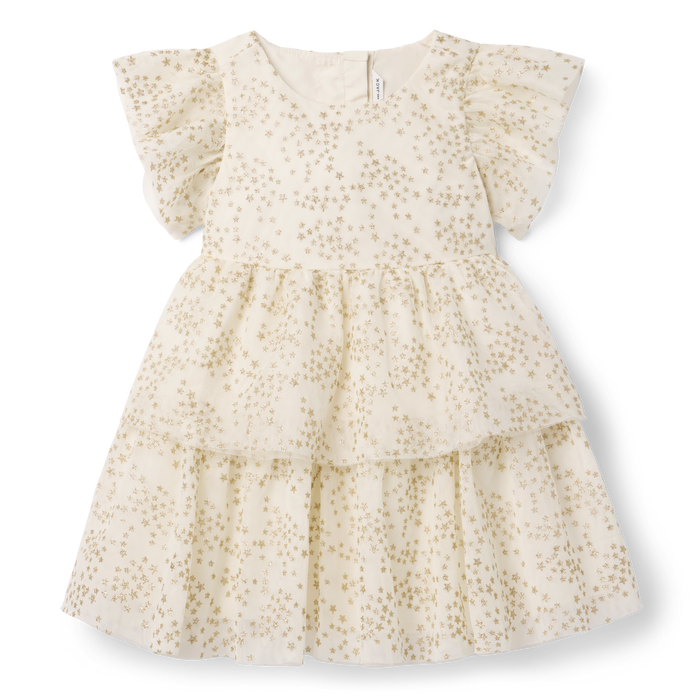 American Girl® x Janie and Jack Sparkly Cream Celebration Dress for Little Girls & Girls