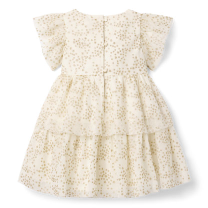 American Girl® x Janie and Jack Sparkly Cream Celebration Dress for Little Girls & Girls