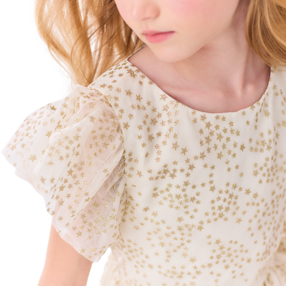 American Girl® x Janie and Jack Sparkly Cream Celebration Dress for Little Girls & Girls