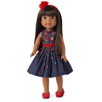 American Girl® x Janie and Jack Wrapped in Roses Party Dress for WellieWishers™ Dolls