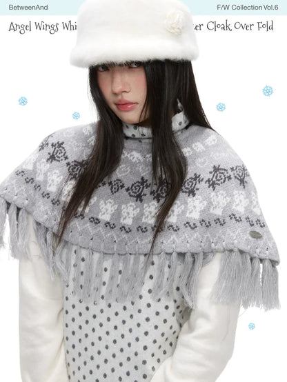 Angel wings whirlpool fel island sweater cloak