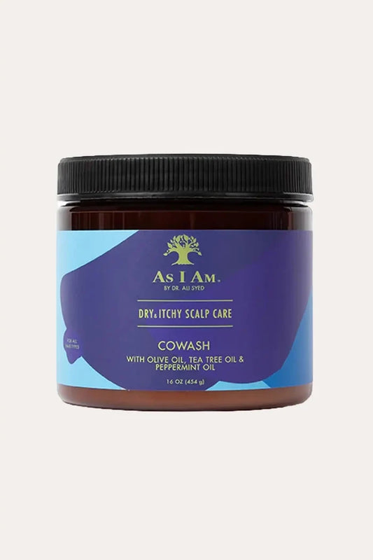 AS I AM DRY & ITCHY SCALP CARE OLIVE & TEA TREE OIL CO-WASH 16oz AS I AM