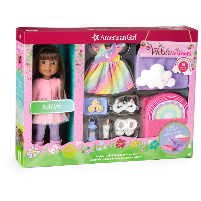 Ashlyn™ Doll & Dream in Color Set (WellieWishers™)