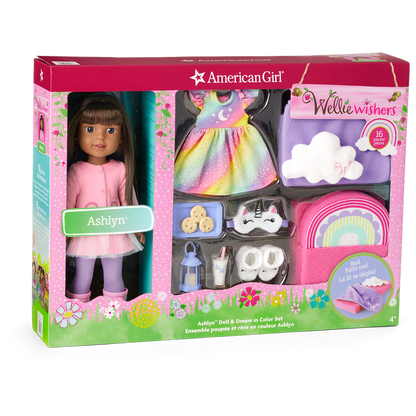 Ashlyn™ Doll & Dream in Color Set (WellieWishers™)