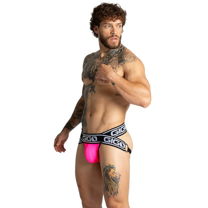 Audacy Fuchsia Jock vista posterior de Gigo Underwear