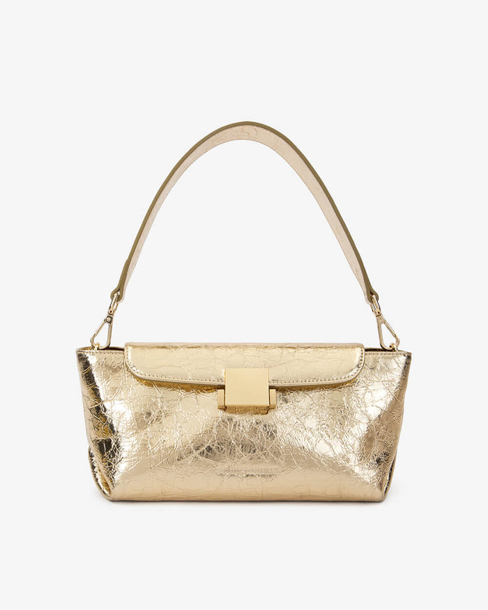 AURORA BAG | Gold Crinkle - Darling & Domain