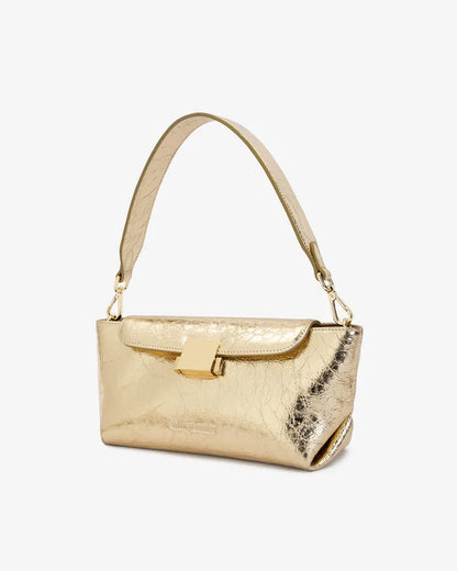 AURORA BAG | Gold Crinkle - Darling & Domain
