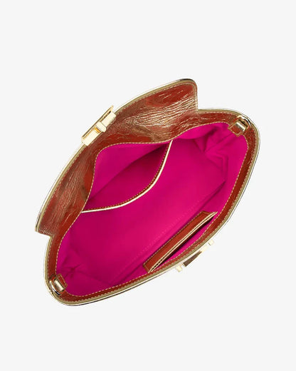 AURORA BAG | Gold Crinkle - Darling & Domain