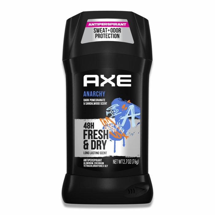 Axe - Antiperspirant & Deodorant Stick, Anarchy Scent - 2.7 oz - 12 Pack