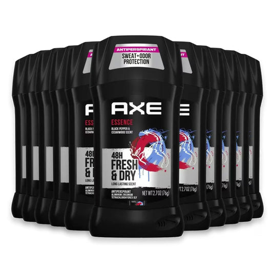 Axe - Essence Invisible Solid Antiperspirant & Deodorant Stick  2.7 oz - 12 Pack