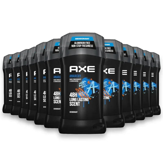 Axe Deodorant Stick Anarchy -  3 Oz - 12 Pack