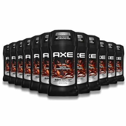 Axe Dry Invisible Solid Antiperspirant & Deodorant – Dark Temptation  2.7 oz – Pack 12