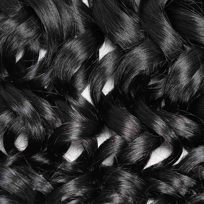 B3G1|QVR French Curl Human Bulk Hair Extensions for Boho Knotless Braiding