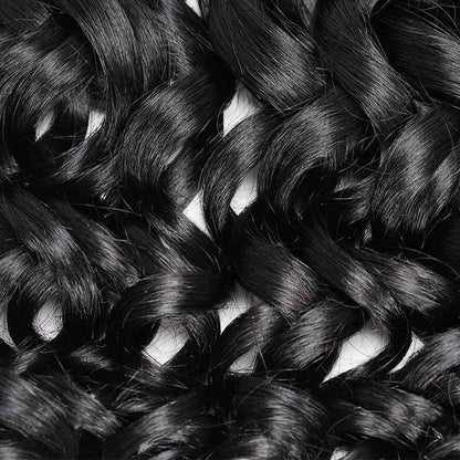B3G1|QVR French Curl Human Bulk Hair Extensions for Boho Knotless Braiding