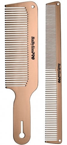 BaByliss PRO RoseFX 2-Piece Metal Comb Set - Palms Fashion Inc.