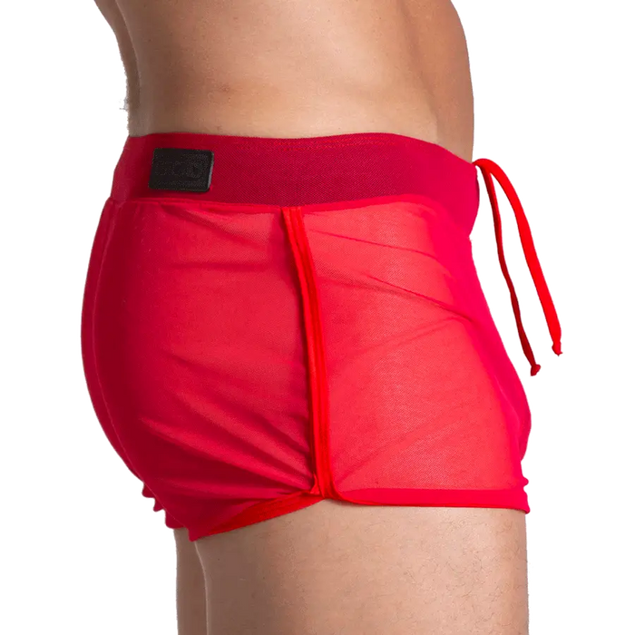 Bahia Red Hotshort vista frontal de Gigo Underwear