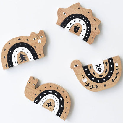 Wee Gallery Bamboo Nesting Bear