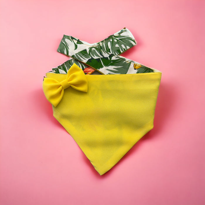 Bandana (2-in-1) Tropical Yellow