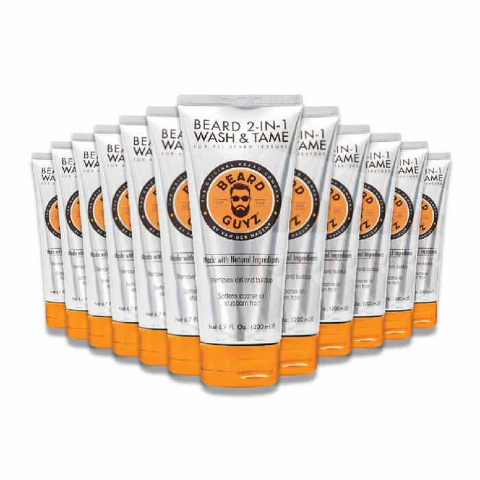 Beard Guyz - 2-in-1 Wash & Tame, Conditioner - 6.7 oz - 12 Pack