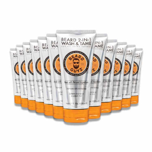 Beard Guyz - 2-in-1 Wash & Tame, Conditioner - 6.7 oz - 12 Pack