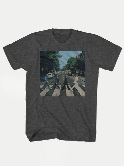 Beatles - Abbey Road Dark Charcoal T-Shirt | Grey-Image 1