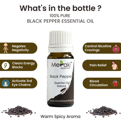 Black Pepper Essential Oil - Meraki Essentials