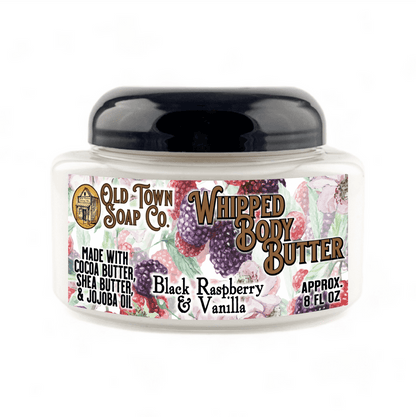 Black Raspberry & Vanilla Whipped Body Butter - Old Town Soap Co.