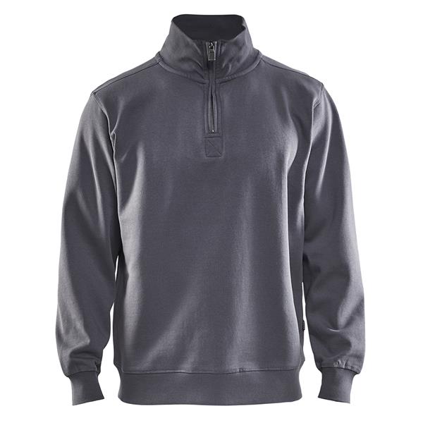 Blaklader 3365 Half Zip College Jersey - Grey