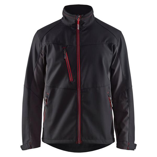 Blaklader 4950 Unite Softshell Jacket - Black/Red