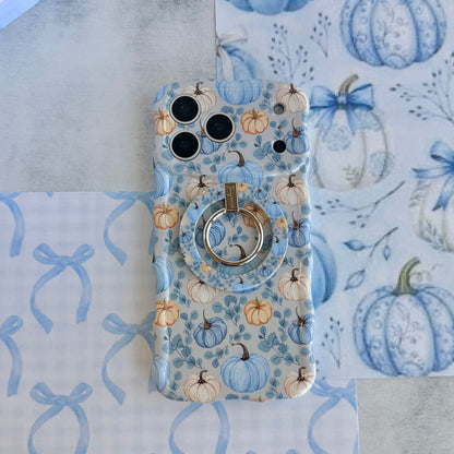 Blue Belle Pumpkin Patch Hold It Fancy MagSafe Grip Ring