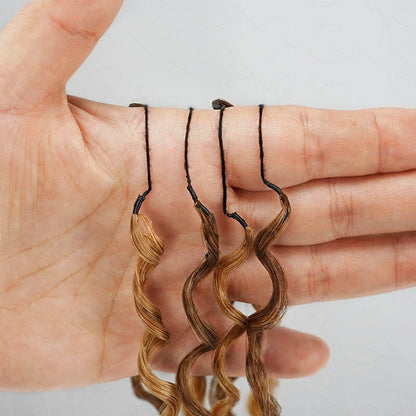 qvr crochet hair with invisible knots designs