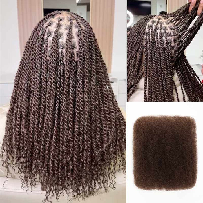 Dark Brown #4 / 3 Packs (Full Head) / 10''