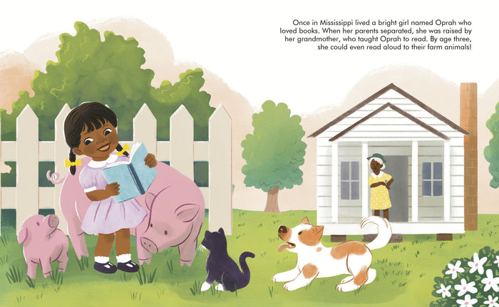 Book - Little People, Big Dreams: Oprah Winfrey - Spread 1