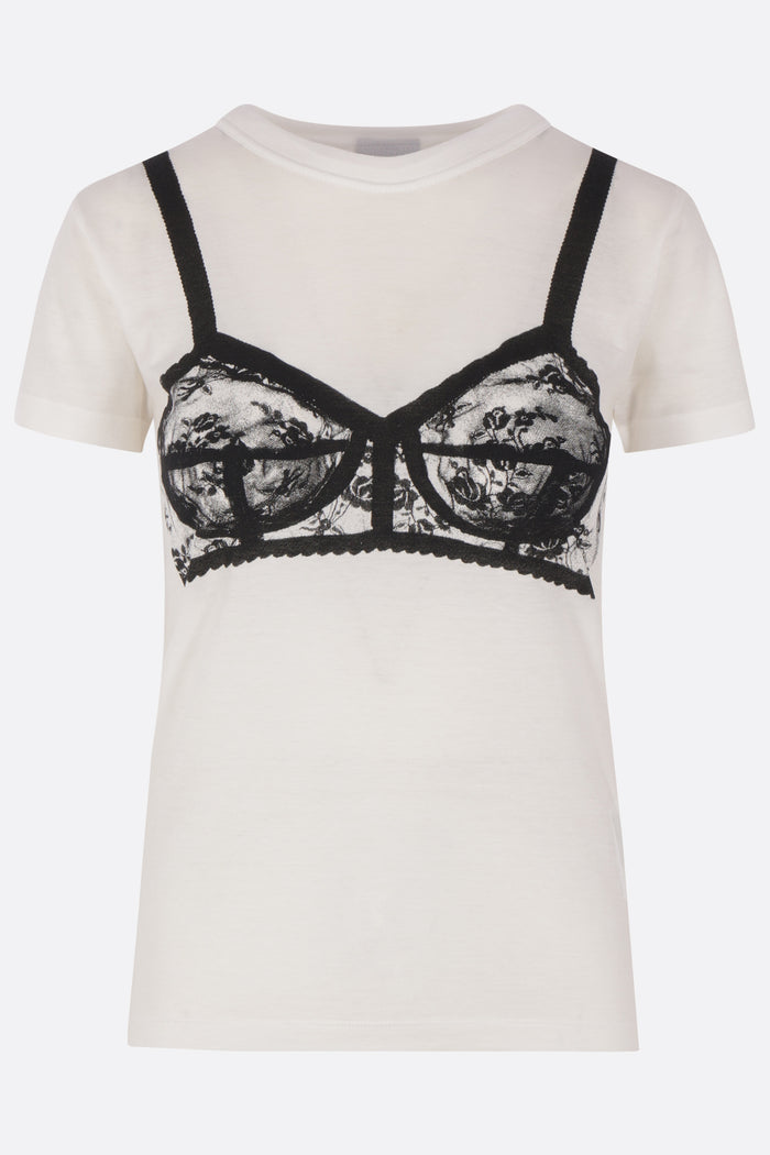 Bra t-shirt in cotton
