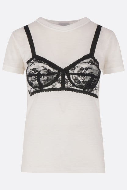 Bra t-shirt in cotton