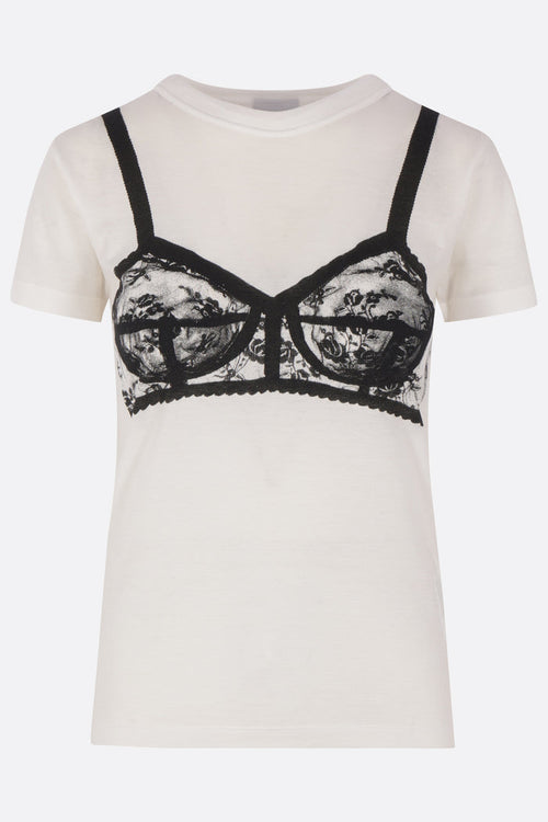 Bra t-shirt in cotton