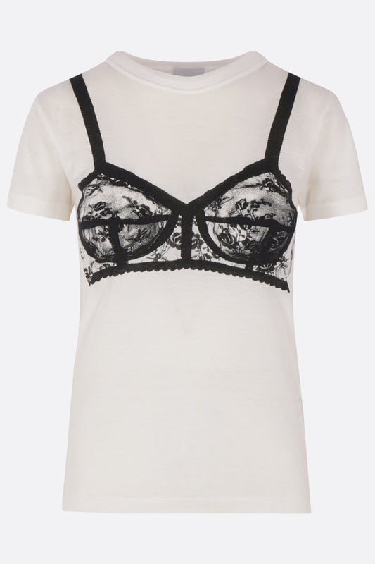 Bra t-shirt in cotton