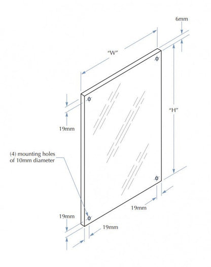 Bradley 748 Polished Stainless Steel Mirror