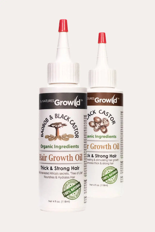BY NATURES GROWILD HAIR GROWTH OIL 4oz BY NATURES