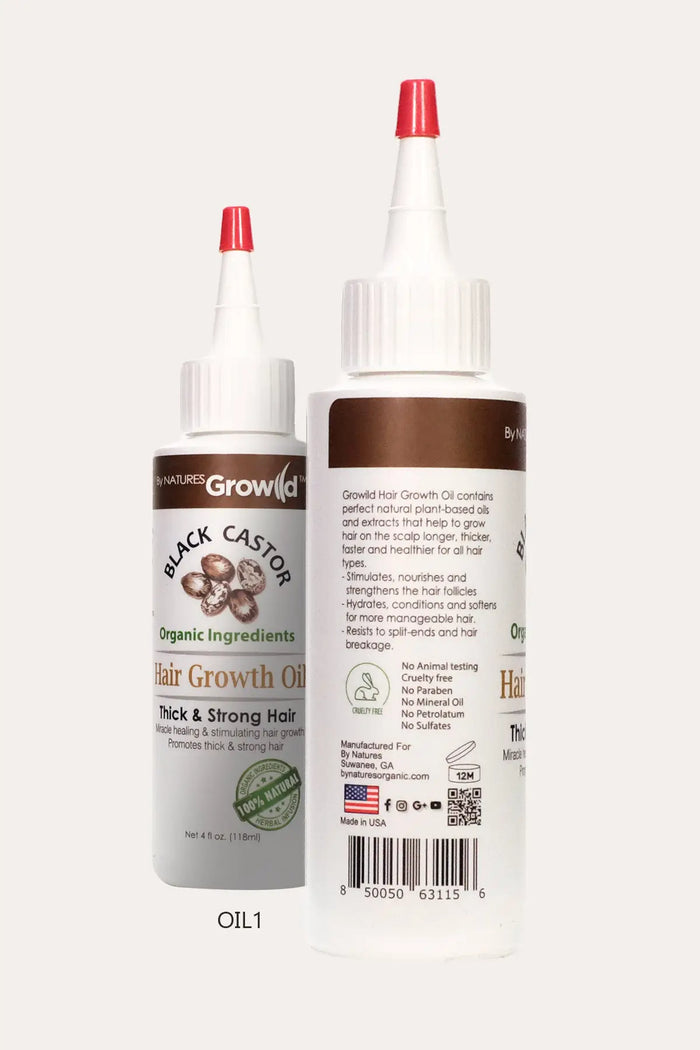 BY NATURES GROWILD HAIR GROWTH OIL 4oz BY NATURES