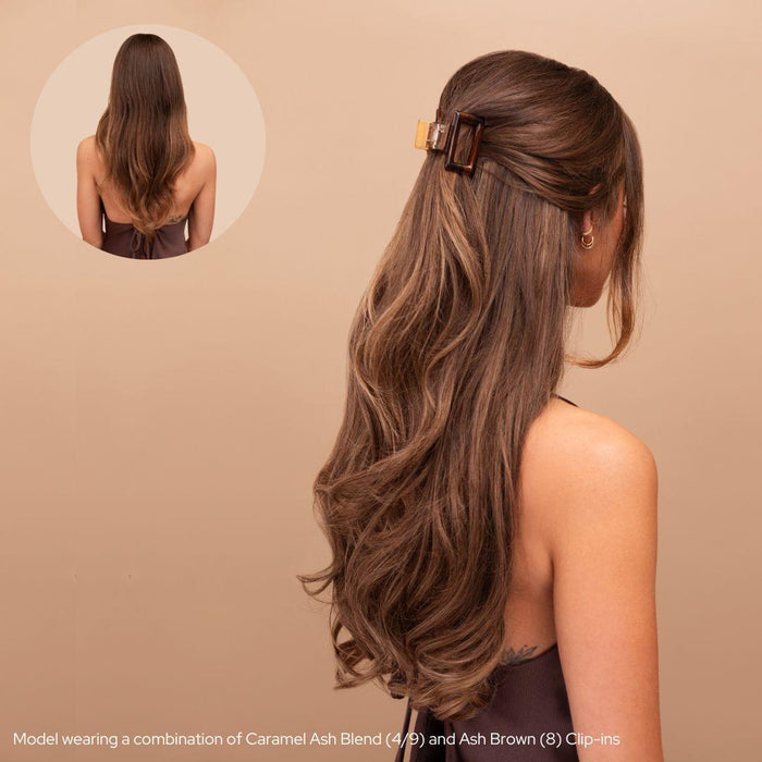 Caramel Ash Blend (4/9) 22" 220g - Clip-Ins