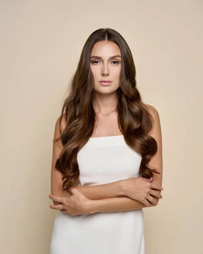 Caramel Brown (4) 18" 190g - Clip-Ins