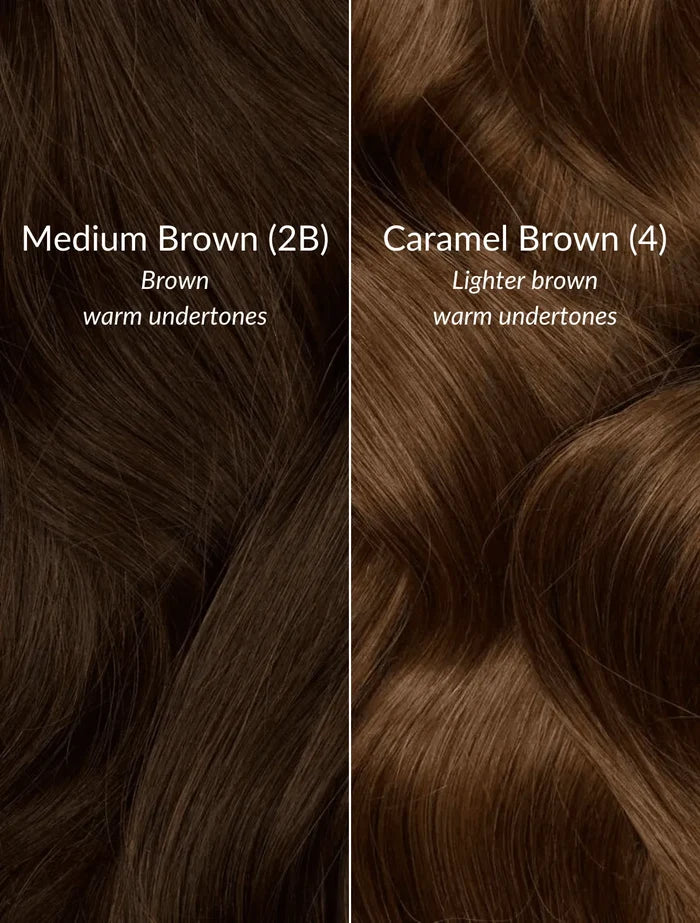 Caramel Brown (4) 18" 190g - Clip-Ins