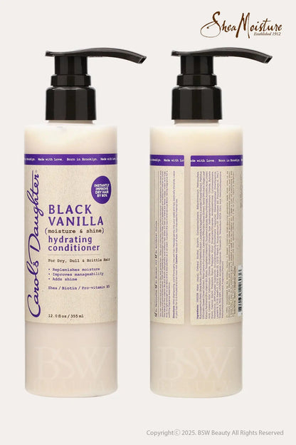 CAROLS DAUGHTER BLACK VANILLA MOISTURE & SHINE HYDRATING CONDITIONER 12oz - BSW BEAUTY CANADA