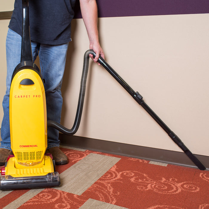 Carpet Pro CPU-350 Commercial Upright Vacuum Cleaner, W/10amp 40' Cord/OB Tools